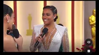 Ariana DeBose Oscar Red Carpet Interviews 2022 & 2023