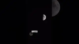 Moon and Jupiter Close Encounter! #space #astrophotography #astronomy