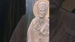 Икона из мореного дуба 