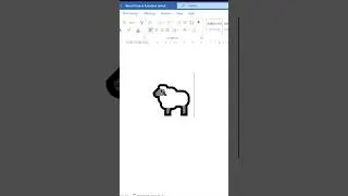 how to make sheep in ms word font segoe UI black #sheep #msword #shorts #youtube
