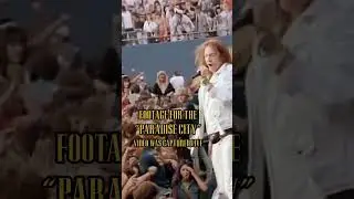 “Paradise City” was shot on Aug 16, 1988 at the Giants Stadium opening for Aerosmith. 