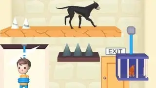 Rescue Cut Rope Puzzle - Rescue Cat - New Levels 51 - 64 (iOS, Android)