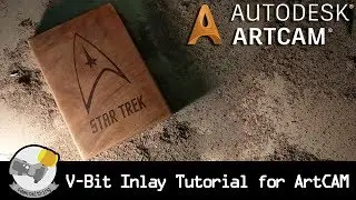 V-Bit Inlay with ArtCAM // TUTORIAL