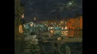 Вечерние огни (I) под Гимнопедию №1 Эрика Сати. Картины Бато Дугаржапова