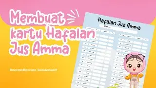 Kartu Hafalan Juz Amma
