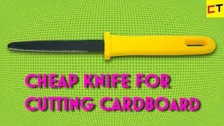 Cut cardboard easily