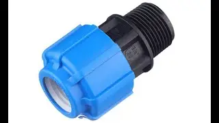How to properly connect a coupling to an HDPE pipe