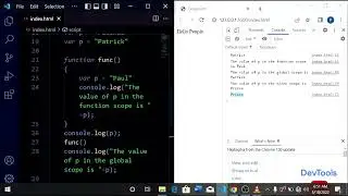 Javascript Variables and scope