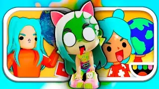 TOCA LIFE WORLD ROBLOX vs TOCA BOCA OFFICIAL 😲😱 Which game do you like the most?🤳
