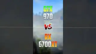 GTX 970 vs RX 6700 XT