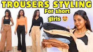 தமிழில்-Stylish trousers for short girls🤩 || Amazon haul || தமிழ் || HARINI SI