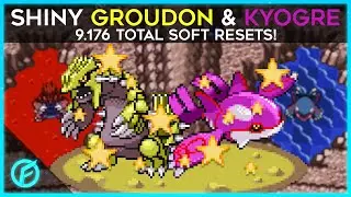 LIVE! SHINY GROUDON & KYOGRE! 9.176 Total SRs | Pokémon Ruby & Sapphire