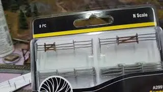N Scale New Woodland Scenics Fences Review