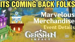 Marvelous merch is back folks. Get rewards and of course primogems. genshin impact