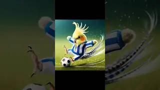 Tiel and friends play soccer #birds #cute #parrot #cuteanimals #parrot #pets #cockatielsing #shorts