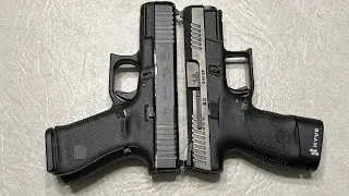 Size Comparison: Glock 19 Gen 5 MOS vs. CZ P-10S