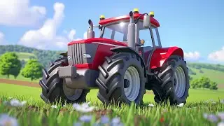The Wheels on the Tractor 🚜 | Fun Farm Song for Kids!