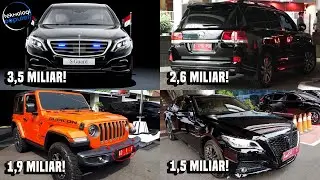 Pejabat Mah Bebas! Deretan Mobil Dinas Super mewah Para Pejabat Tanah Air