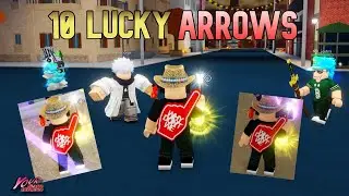 [YBA] 10 LUCKY ARROWS IN THE NEW HALLOWEEN UPDATE...