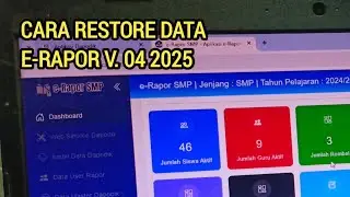 CARA RESTORE DATA E-RAPOR 2025