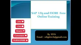 10. SAP UI5 and FIORI -  XMl View and  UI5 Table Control