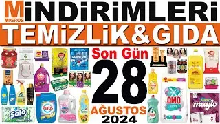 MİGROS İNDİRİMLERİ SON GÜN 28 AĞUSTOS KATALOĞU | MİGROSKOP TEMİZLİK GIDA | MİGROS İNDİRİMİ BU HAFTA