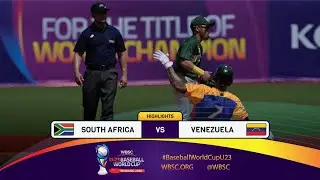HIGHLIGHTS – Game 13 – South Africa vs. Venezuela – WBSC U-23 Baseball World Cup 2024