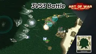 Art of War 3 | 3VS3 Battle! | Map - Fishing Hole