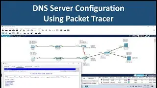 How to  Do Basic DNS Server Configuration using Packet Tracer
