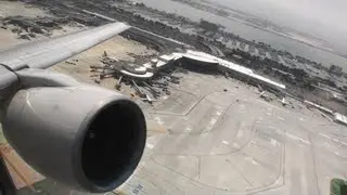 The New Terminal 2 Expansion!!!  Phenominal HD 757 Takeoff From San Diego!!!