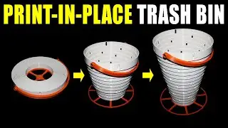 3D Printed Pop Up Bin [Print-In-Place]