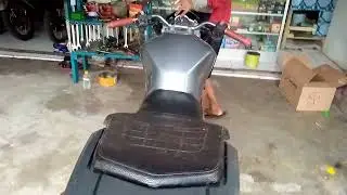 mereview Vixion hapis di sepet/ di ripen ulang