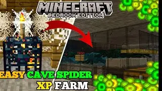 MINECRAFT 1.20 EASY CAVE SPIDER XP FARM TUTORIAL FOR MINECRAFT BEDROCK , JAVA & POCKET EDITION |