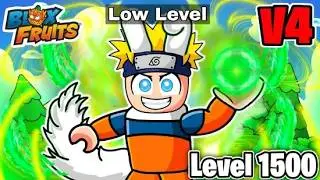 I FINALLY UNLOCKED RABBIT V4 AT THE LOWEST LEVEL IN BLOXFRUITS | ROBLOX