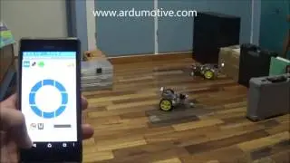Arduino Robot: Bluetooth Controlled + Object Avoiding Function