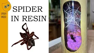 The BEST SPIDER Resin Casting Project for Halloween!