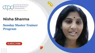 Nisha's Feedback - Master Trainer Program | CTPD Asia #corporatetraining #trainthetrainer