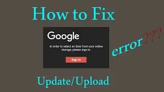 How to  fix can not update/upload channel art/banner 2020