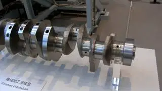 Crankshaft machining at Toyota