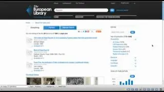 Mining The European Library: Spatial and Temporal Facetting