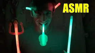 Glow Stick ASMR Vibes 🌈 | Snaps, Crackles & Tingles!