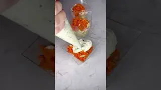 Другая мимоза с горбуша горячего копчения
