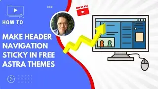 Make navigation header sticky in free Astra themes