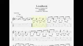Loonboon (Plants vs Zombies OST) - Ноты/Табулатура для гитары (By TeenGuitar)