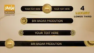 Islamic Lower Third | Green Screen Lower Third | Green Screen banner | Green Screen | Luxury Banner
