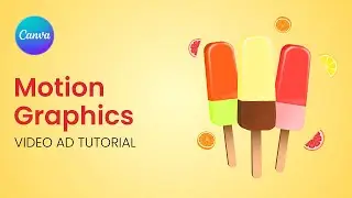 Motion Graphics Video ad in Canva [Free] || Canva Tutorial