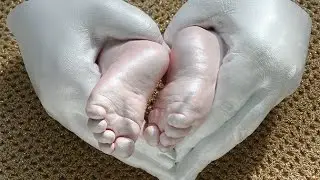 Gipsabdruck Mutter Kind / Mother Baby hand feet cast