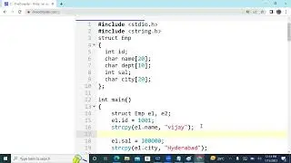 All about Structures in C Programminmg Language