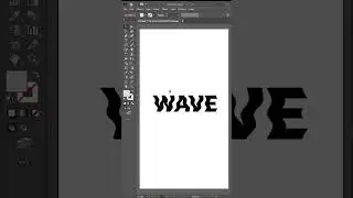Text Wave Effects on Illustrator
