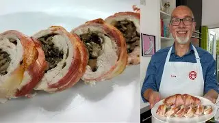 Le Ricette Che Ho Fatto a MasterChef - Petto di Pollo Farcito ai Funghi Avvolto nel Bacon